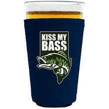 Load image into Gallery viewer, Kiss My Bass Neoprene Pint Glass Coolie