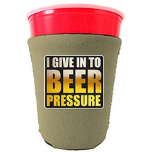 Load image into Gallery viewer, Beer Pressure Party Cup Coolie