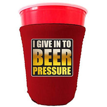 Load image into Gallery viewer, Beer Pressure Party Cup Coolie
