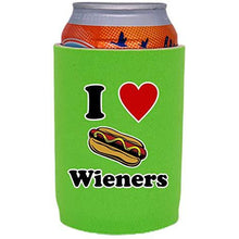 Load image into Gallery viewer, I Love Wieners Full Bottom Can Coolie