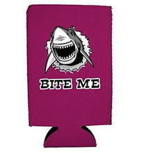 Load image into Gallery viewer, Bite Me Shark 16 oz Can Coolie