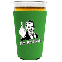 Load image into Gallery viewer, I'm Retired Pint Glass Coolie