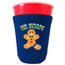 Load image into Gallery viewer, Oh Snap! Gingerbread Man Party Cup Coolie