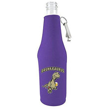 Load image into Gallery viewer, Drunkasaurus Neoprene Beer Bottle Coolie
