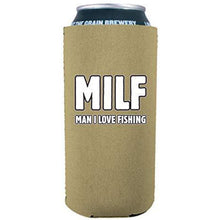 Load image into Gallery viewer, MILF Man I Love Fishing 16 oz. Can Coolie