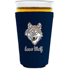 Load image into Gallery viewer, Lone Wolf Pint Glass Coolie