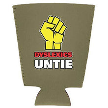 Load image into Gallery viewer, Dyslexics Untie Pint Glass Coolie