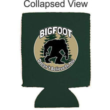 Load image into Gallery viewer, Bigfoot Doesn't Believe In You Neoprene Collapsible Can Coolie