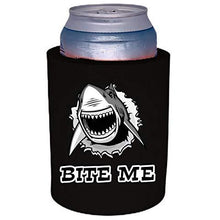 Load image into Gallery viewer, Bite Me Shark Thick Foam"Old School" Can Coolie