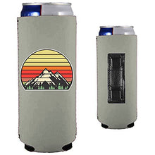 Load image into Gallery viewer, Retro Mountains Magnetic Slim Can Coolie