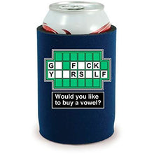 Load image into Gallery viewer, full bottom can koozie with go f yourself design
