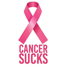 Load image into Gallery viewer, Cancer Sucks Vinyl Sticker 5 Inch, Indoor/Outdoor