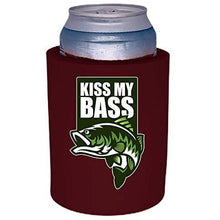 Load image into Gallery viewer, Kiss My Bass Thick Foam Old School Can Coolie