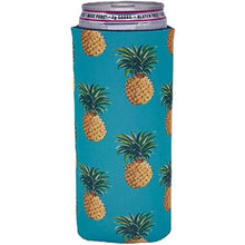 Load image into Gallery viewer, Pineapple Pattern Slim Can Coolie
