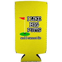 Load image into Gallery viewer, I Like Big Putts Magnetic Slim Can Coolie