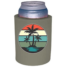 Load image into Gallery viewer, Retro Palm Trees Thick Foam Can Coolie