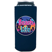 Load image into Gallery viewer, Beach Life 16 oz Can Coolie