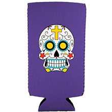Load image into Gallery viewer, Sugar Skull Slim Can Coolie