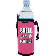 Load image into Gallery viewer, Shell Yeah Beaches Water Bottle Coolie