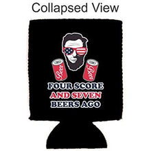 Load image into Gallery viewer, Four Score and Seven Beers Ago Can Coolie