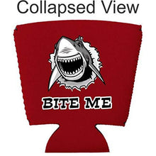 Load image into Gallery viewer, Bite Me Shark Party Cup Coolie