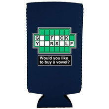 Load image into Gallery viewer, Go F Yourself Slim 12 oz Can Coolie