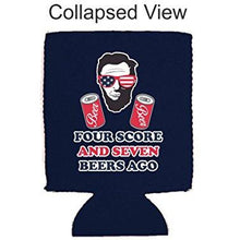 Load image into Gallery viewer, Four Score and Seven Beers Ago Can Coolie