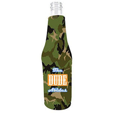 Load image into Gallery viewer, The Dude Abides Beer Bottle Coolie
