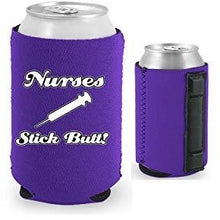 Load image into Gallery viewer, Nurses Stick Butt! Magnetic Can Coolie