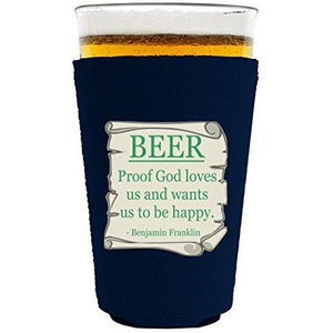 Beer Proof Pint Glass Coolie