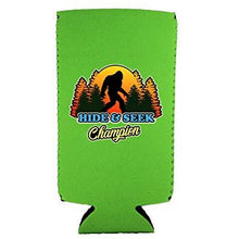 Load image into Gallery viewer, Bigfoot Hide &amp; Seek Champion 12 oz Slim Can Coolie
