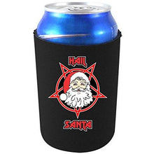 Load image into Gallery viewer, can koozie with hail santa design