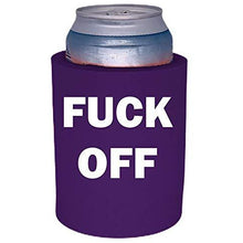 Load image into Gallery viewer, Fuck Off Thick Foam"Old School" Can Coolie