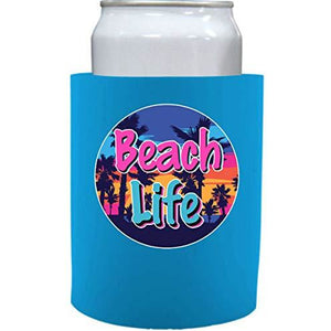 Beach Life Thick Foam"Old School" Can Coolie