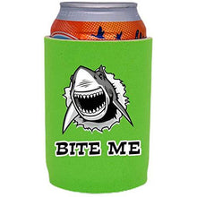 Load image into Gallery viewer, Bite Me Shark Full Bottom Can Coolie
