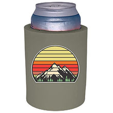 Load image into Gallery viewer, Retro Mountains Thick Foam Can Coolie