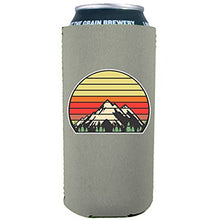 Load image into Gallery viewer, Retro Mountains 16 oz. Can Coolie
