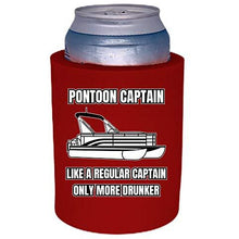 Load image into Gallery viewer, Pontoon Captain Thick Foam "Old School" Can Coolie