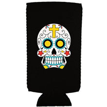 Load image into Gallery viewer, Sugar Skull Slim Can Coolie