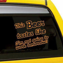 Load image into Gallery viewer, This Beer Tastes Like Vinyl Sticker