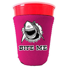 Load image into Gallery viewer, Bite Me Shark Party Cup Coolie