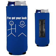 Load image into Gallery viewer, I've Got Your Back Magnetic Slim Can Coolie