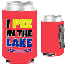 Load image into Gallery viewer, I Pee In The Lake Magnetic Can Coolie