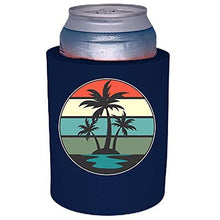 Load image into Gallery viewer, Retro Palm Trees Thick Foam Can Coolie