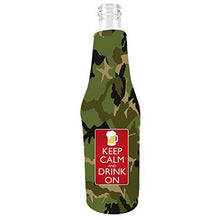 Load image into Gallery viewer, Keep Calm Drink On Beer Bottle Coolie