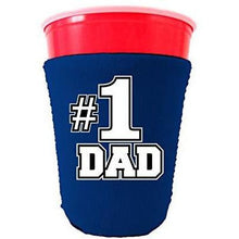 Load image into Gallery viewer, #1 Dad Collapsible Party Cup Coolie