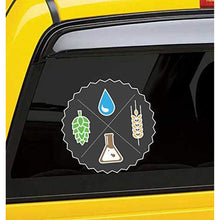 Load image into Gallery viewer, Beer Ingredients Vinyl Sticker