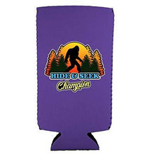 Load image into Gallery viewer, Bigfoot Hide &amp; Seek Champion 12 oz Slim Can Coolie
