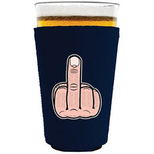 Load image into Gallery viewer, Middle Finger Pint Glass Coolie