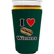 Load image into Gallery viewer, I Lover Wieners Pint Glass Coolie